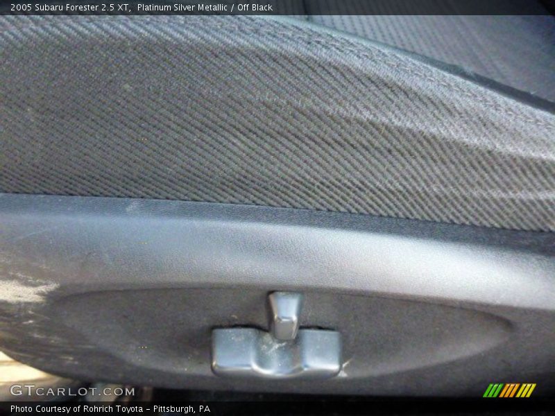 Platinum Silver Metallic / Off Black 2005 Subaru Forester 2.5 XT