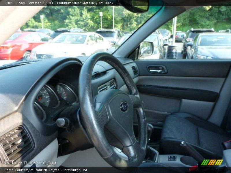 Platinum Silver Metallic / Off Black 2005 Subaru Forester 2.5 XT