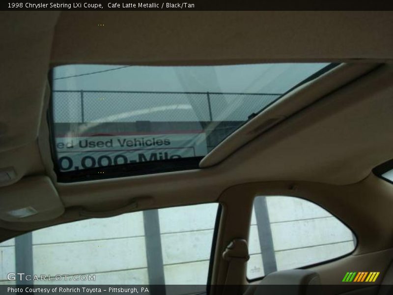 Cafe Latte Metallic / Black/Tan 1998 Chrysler Sebring LXi Coupe
