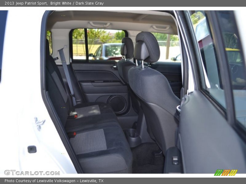 Bright White / Dark Slate Gray 2013 Jeep Patriot Sport