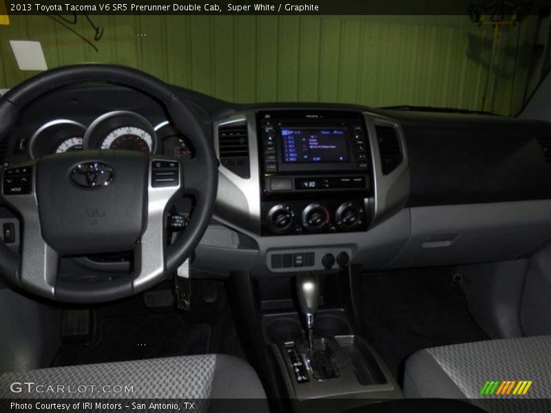 Super White / Graphite 2013 Toyota Tacoma V6 SR5 Prerunner Double Cab