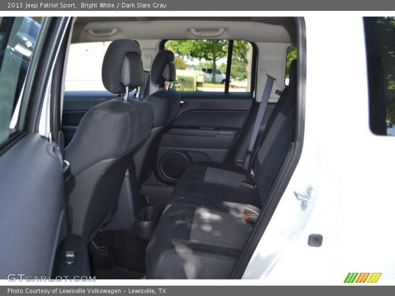 Bright White / Dark Slate Gray 2013 Jeep Patriot Sport