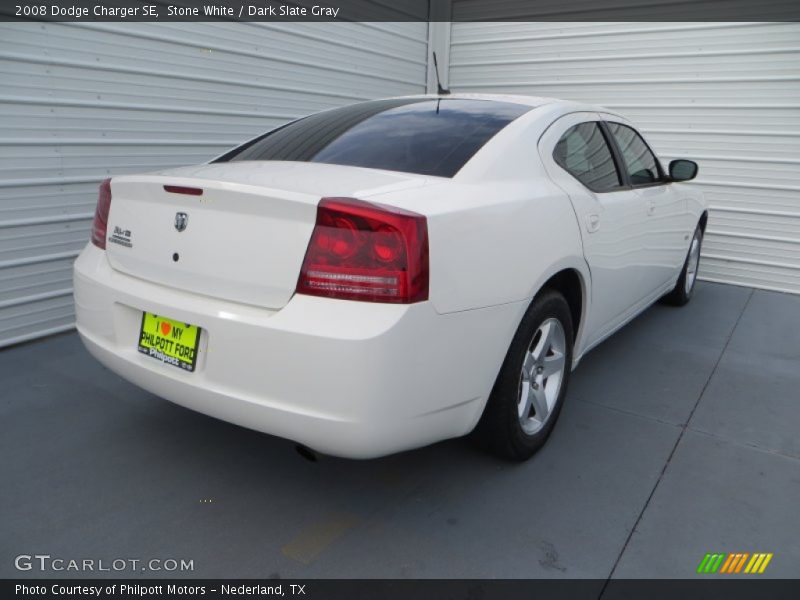 Stone White / Dark Slate Gray 2008 Dodge Charger SE