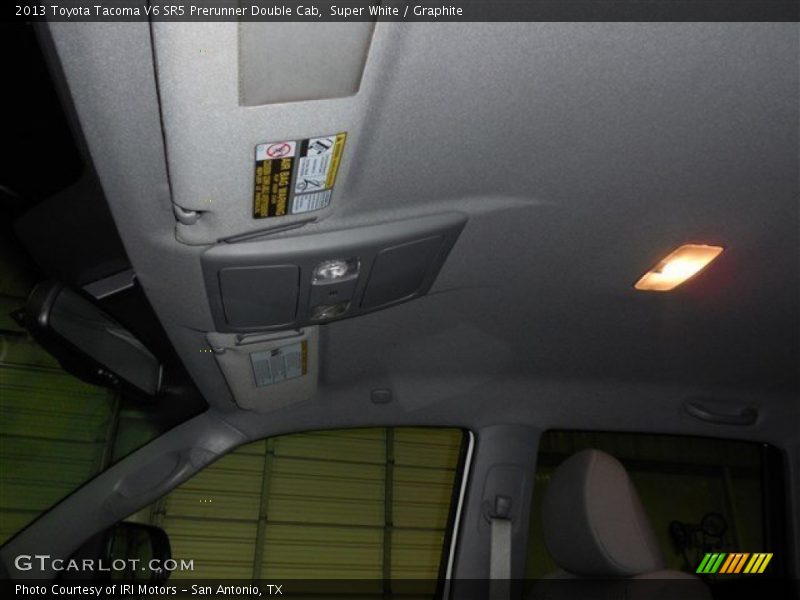 Super White / Graphite 2013 Toyota Tacoma V6 SR5 Prerunner Double Cab