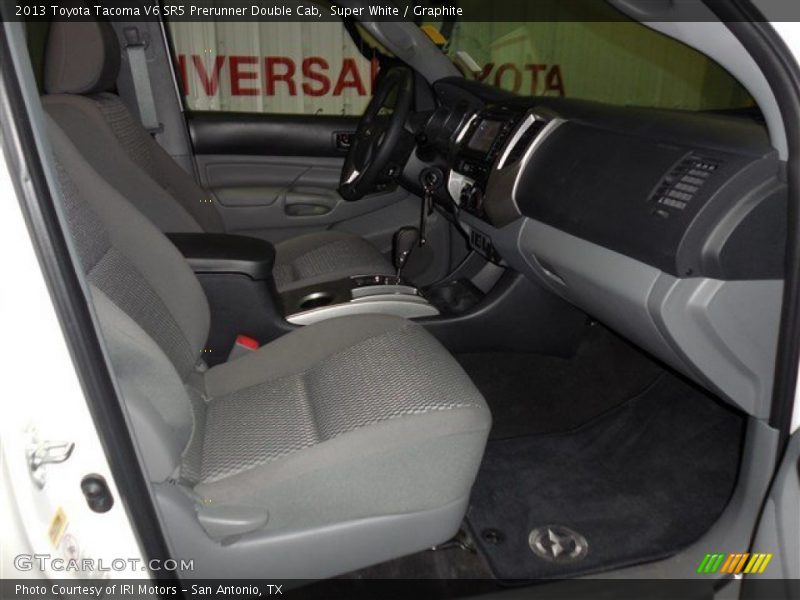 Super White / Graphite 2013 Toyota Tacoma V6 SR5 Prerunner Double Cab