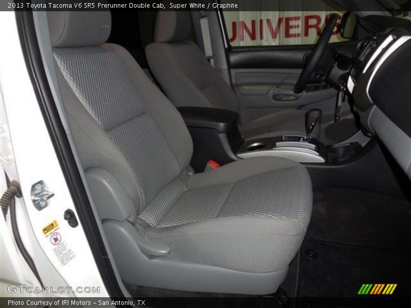Super White / Graphite 2013 Toyota Tacoma V6 SR5 Prerunner Double Cab