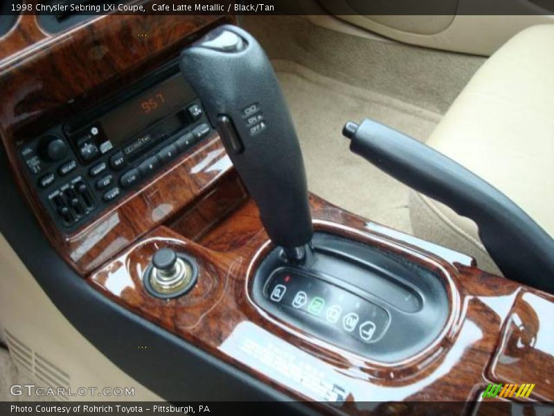 Cafe Latte Metallic / Black/Tan 1998 Chrysler Sebring LXi Coupe