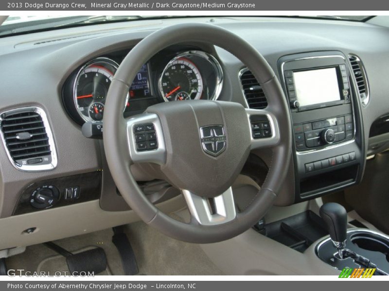 Mineral Gray Metallic / Dark Graystone/Medium Graystone 2013 Dodge Durango Crew