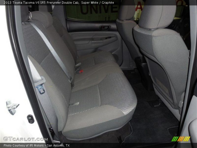 Super White / Graphite 2013 Toyota Tacoma V6 SR5 Prerunner Double Cab