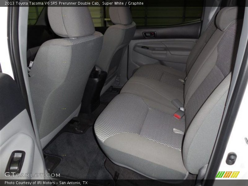 Super White / Graphite 2013 Toyota Tacoma V6 SR5 Prerunner Double Cab