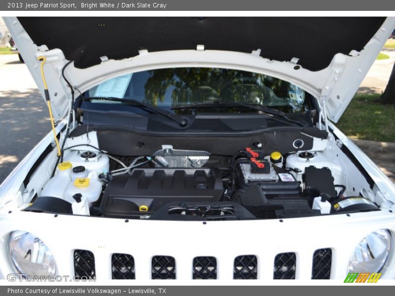 Bright White / Dark Slate Gray 2013 Jeep Patriot Sport