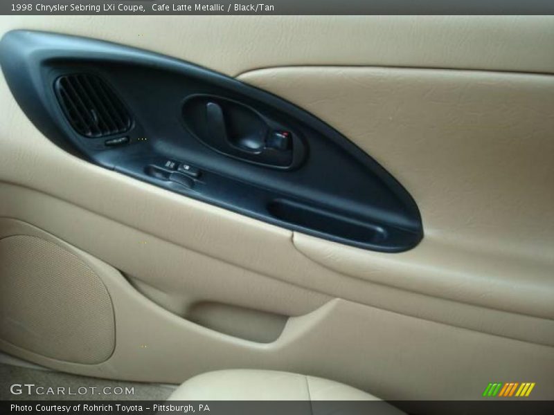 Cafe Latte Metallic / Black/Tan 1998 Chrysler Sebring LXi Coupe