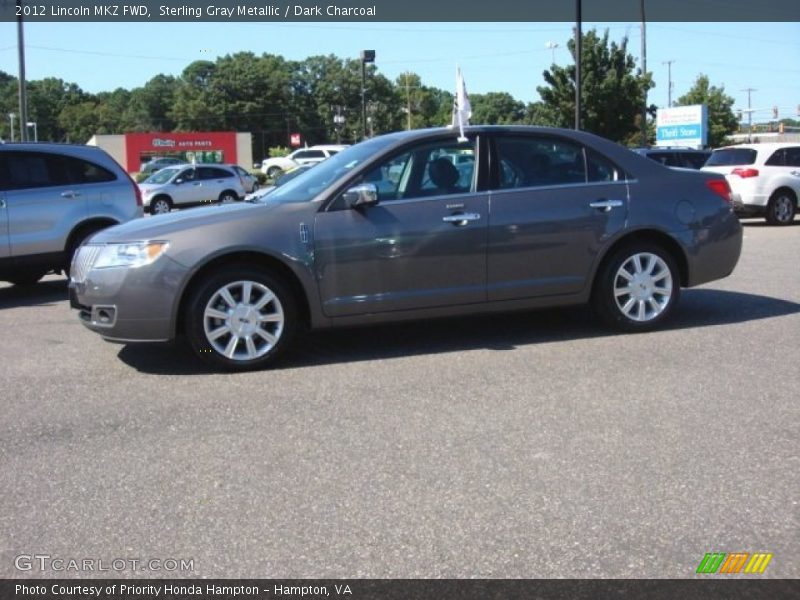 Sterling Gray Metallic / Dark Charcoal 2012 Lincoln MKZ FWD