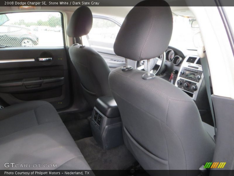 Stone White / Dark Slate Gray 2008 Dodge Charger SE