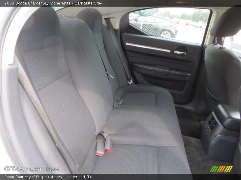 Stone White / Dark Slate Gray 2008 Dodge Charger SE