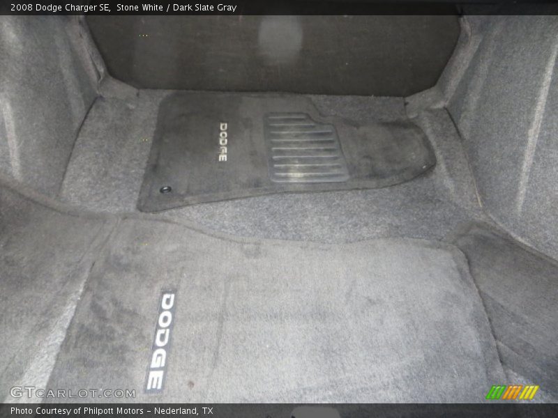 Stone White / Dark Slate Gray 2008 Dodge Charger SE
