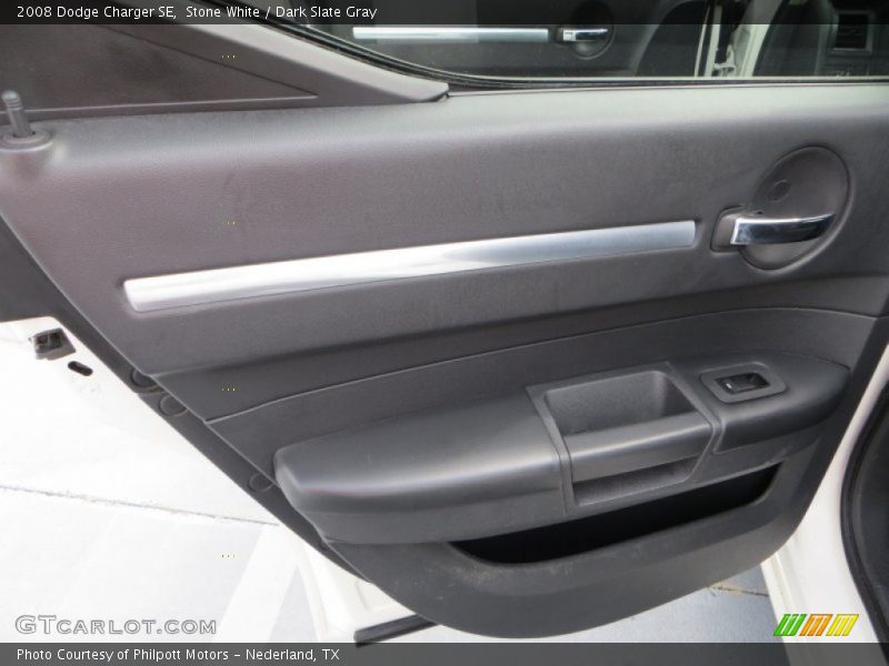 Stone White / Dark Slate Gray 2008 Dodge Charger SE