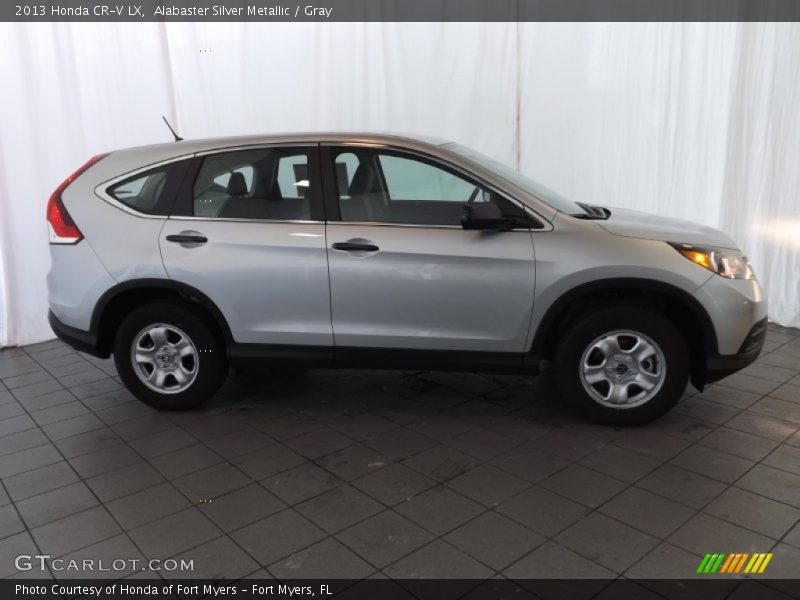 Alabaster Silver Metallic / Gray 2013 Honda CR-V LX