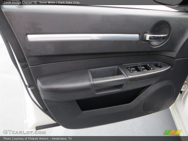 Stone White / Dark Slate Gray 2008 Dodge Charger SE