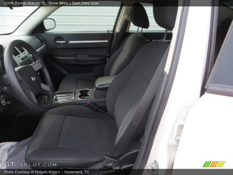 Stone White / Dark Slate Gray 2008 Dodge Charger SE