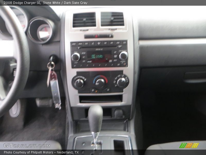 Stone White / Dark Slate Gray 2008 Dodge Charger SE