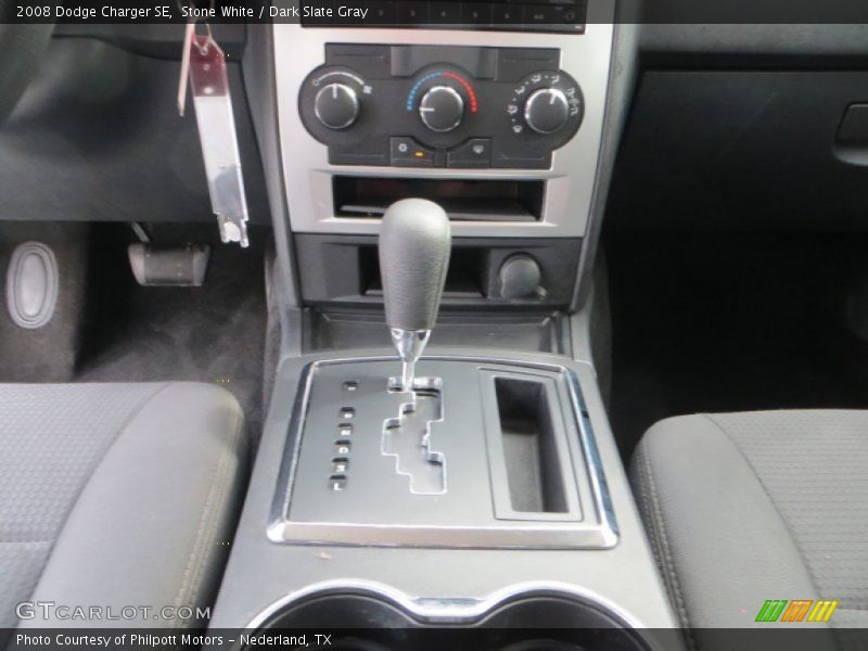 Stone White / Dark Slate Gray 2008 Dodge Charger SE
