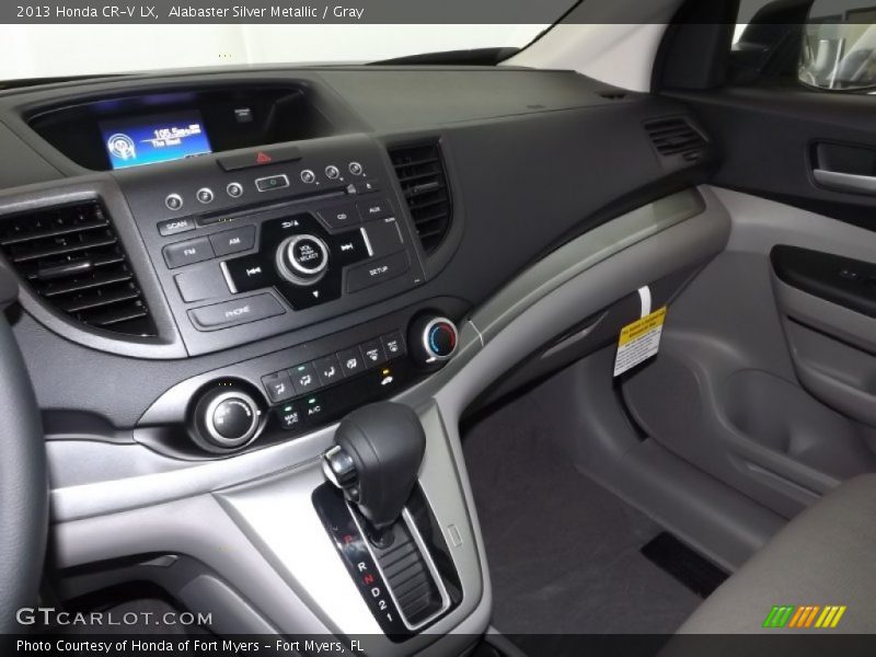 Alabaster Silver Metallic / Gray 2013 Honda CR-V LX