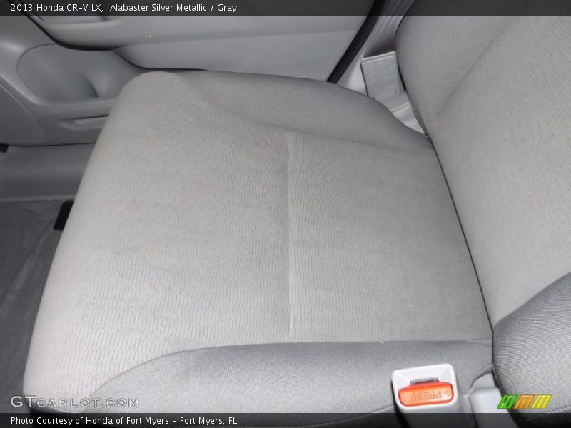 Alabaster Silver Metallic / Gray 2013 Honda CR-V LX