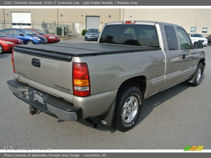 Light Pewter Metallic / Medium Gray 2002 Chevrolet Silverado 1500 LT Extended Cab