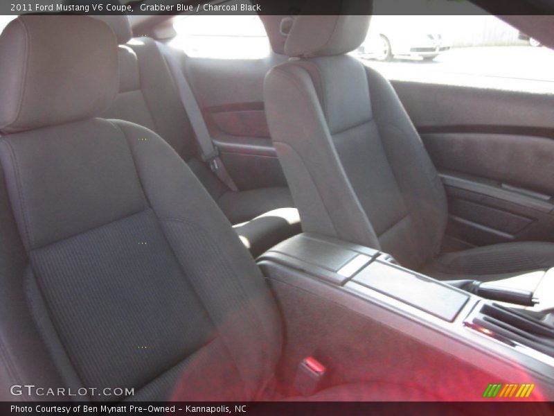 Grabber Blue / Charcoal Black 2011 Ford Mustang V6 Coupe