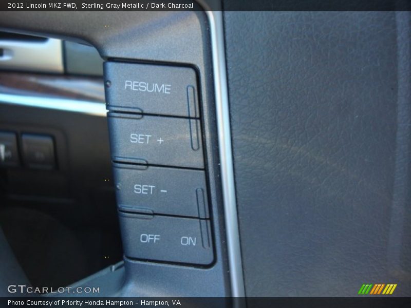 Sterling Gray Metallic / Dark Charcoal 2012 Lincoln MKZ FWD