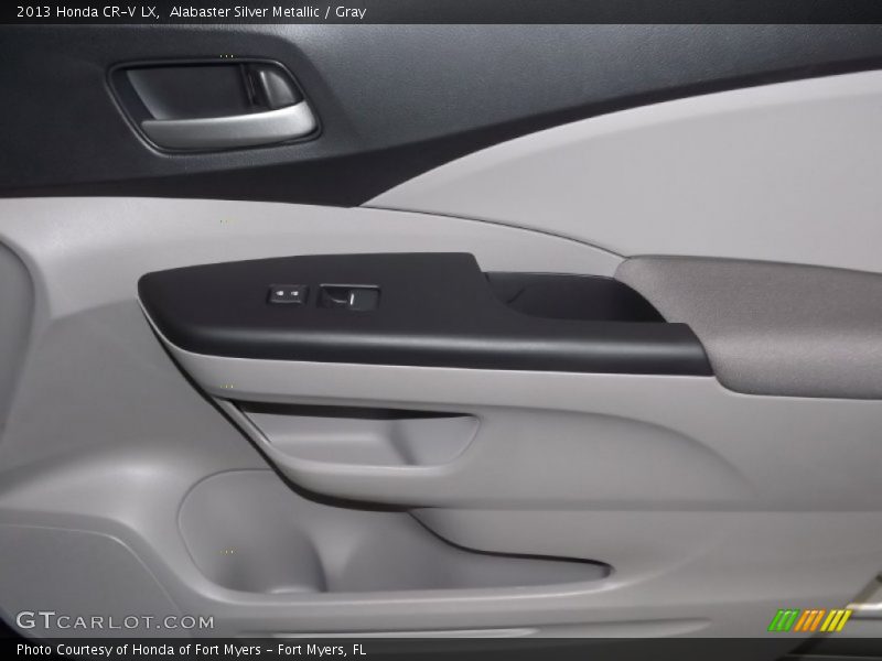 Alabaster Silver Metallic / Gray 2013 Honda CR-V LX