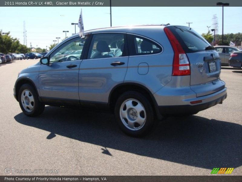 Glacier Blue Metallic / Gray 2011 Honda CR-V LX 4WD