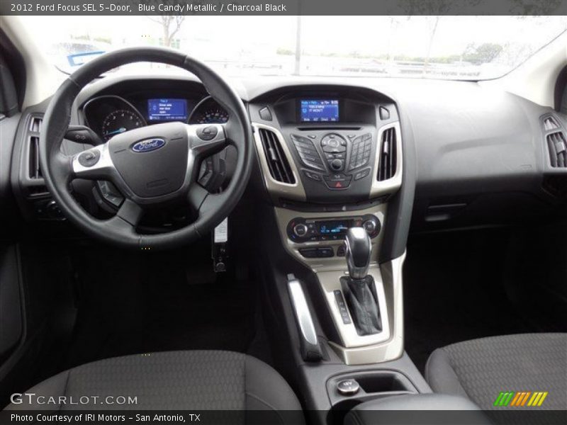 Blue Candy Metallic / Charcoal Black 2012 Ford Focus SEL 5-Door