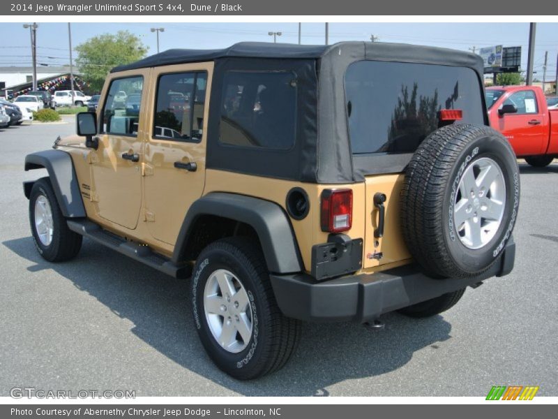 Dune / Black 2014 Jeep Wrangler Unlimited Sport S 4x4
