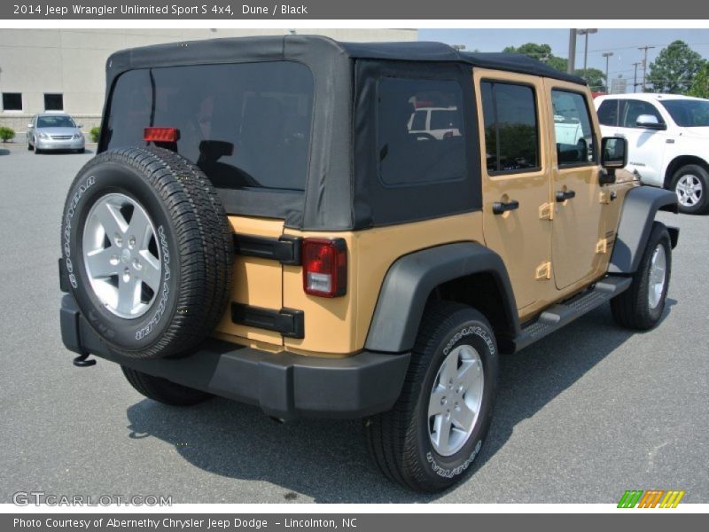 Dune / Black 2014 Jeep Wrangler Unlimited Sport S 4x4