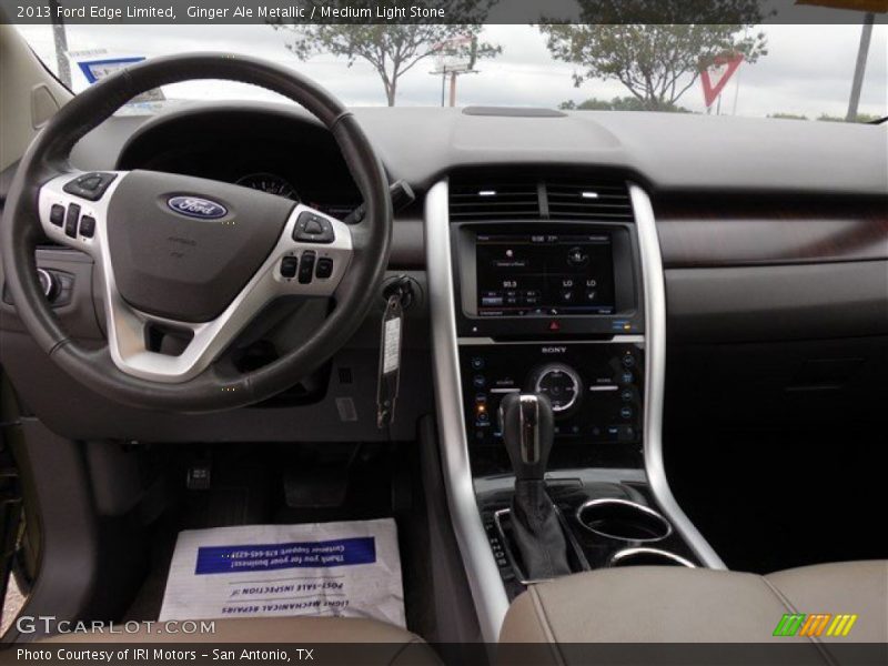 Ginger Ale Metallic / Medium Light Stone 2013 Ford Edge Limited