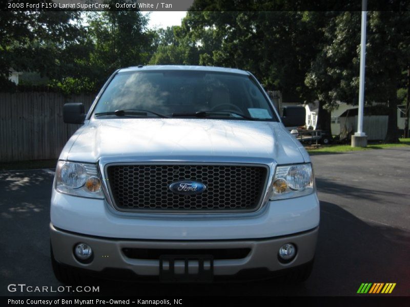 Oxford White / Tan 2008 Ford F150 Lariat SuperCrew