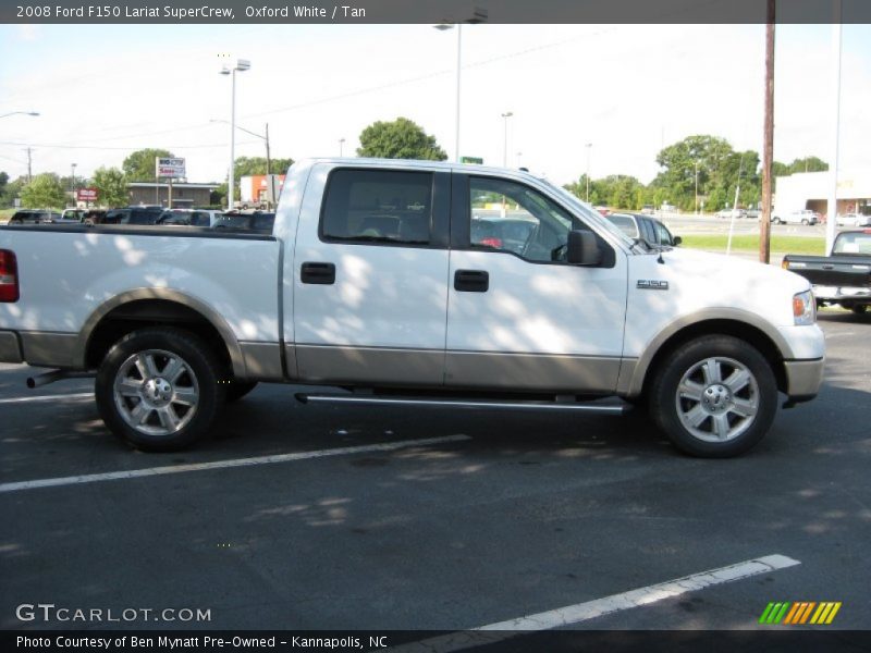 Oxford White / Tan 2008 Ford F150 Lariat SuperCrew