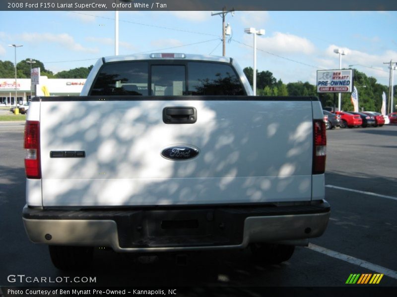 Oxford White / Tan 2008 Ford F150 Lariat SuperCrew