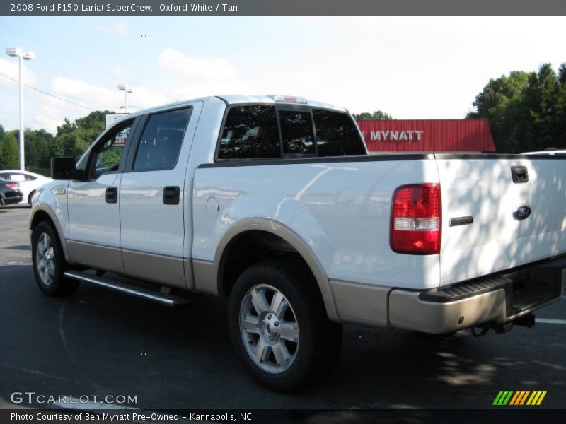 Oxford White / Tan 2008 Ford F150 Lariat SuperCrew