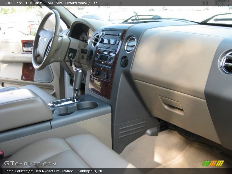 Oxford White / Tan 2008 Ford F150 Lariat SuperCrew