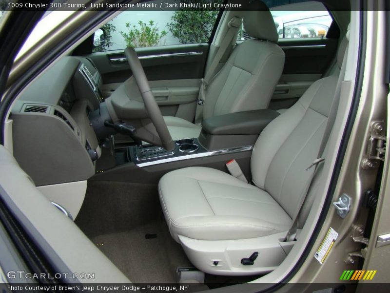 Light Sandstone Metallic / Dark Khaki/Light Graystone 2009 Chrysler 300 Touring