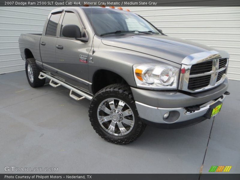 Mineral Gray Metallic / Medium Slate Gray 2007 Dodge Ram 2500 SLT Quad Cab 4x4
