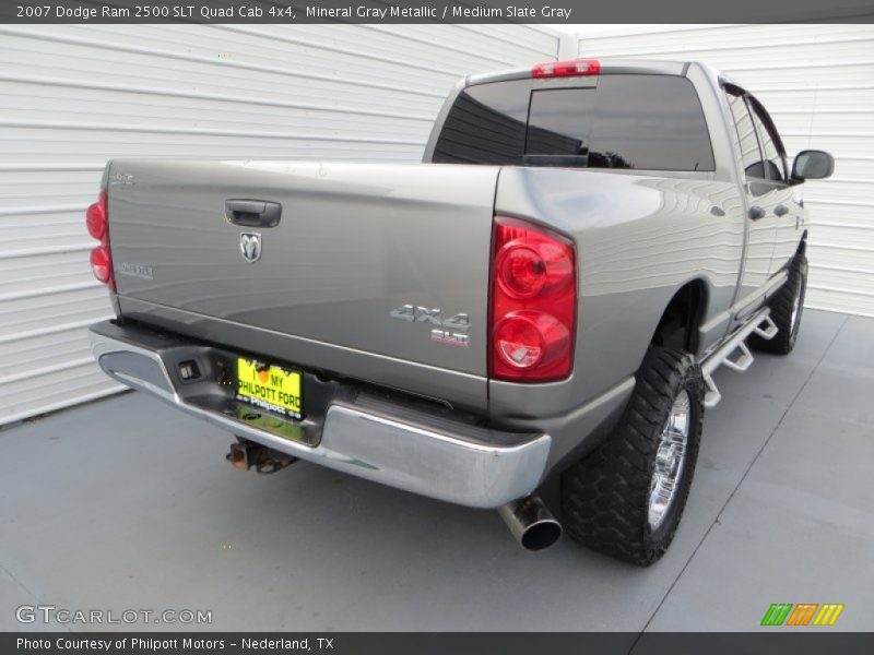 Mineral Gray Metallic / Medium Slate Gray 2007 Dodge Ram 2500 SLT Quad Cab 4x4