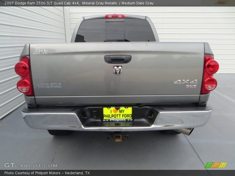 Mineral Gray Metallic / Medium Slate Gray 2007 Dodge Ram 2500 SLT Quad Cab 4x4