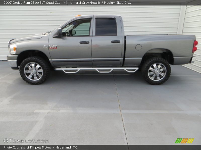 Mineral Gray Metallic / Medium Slate Gray 2007 Dodge Ram 2500 SLT Quad Cab 4x4