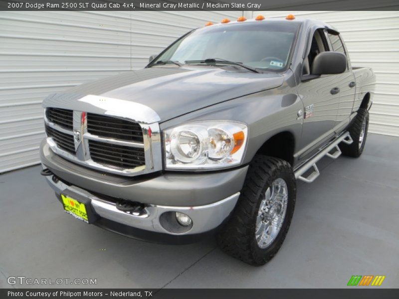 Mineral Gray Metallic / Medium Slate Gray 2007 Dodge Ram 2500 SLT Quad Cab 4x4