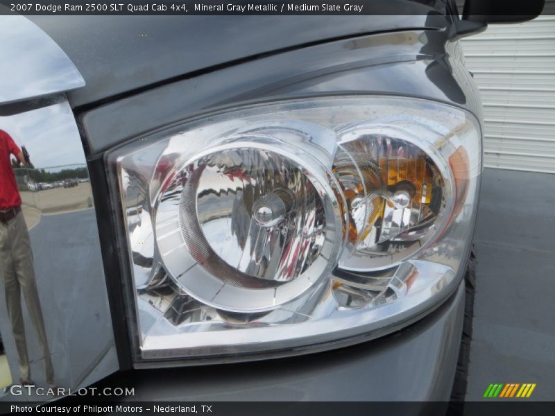 Mineral Gray Metallic / Medium Slate Gray 2007 Dodge Ram 2500 SLT Quad Cab 4x4