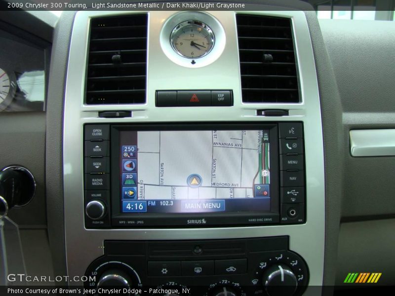 Light Sandstone Metallic / Dark Khaki/Light Graystone 2009 Chrysler 300 Touring